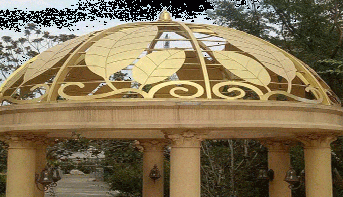 内蒙铁艺凉亭定制