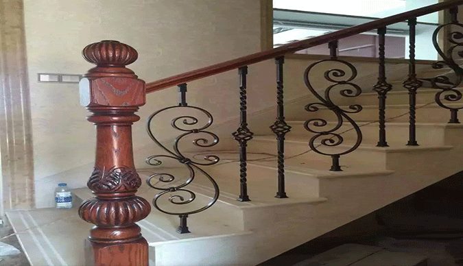 鄂尔多斯铁艺楼梯厂家 鄂尔多斯铁艺楼梯厂家