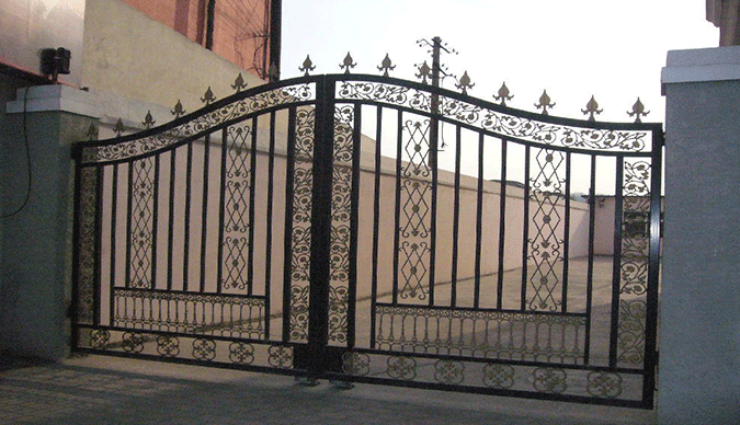普通铁艺大门 普通铁艺大门